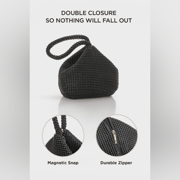 BLACK BEADED WRISTLET - Picture 3 of 6